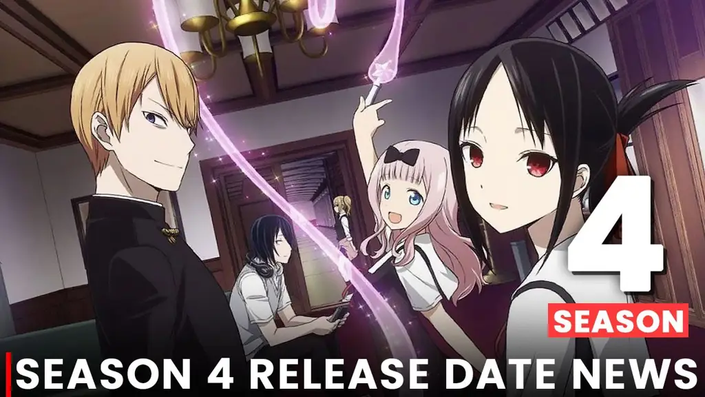 Visual kunci untuk season 4 Kaguya-sama: Love is War