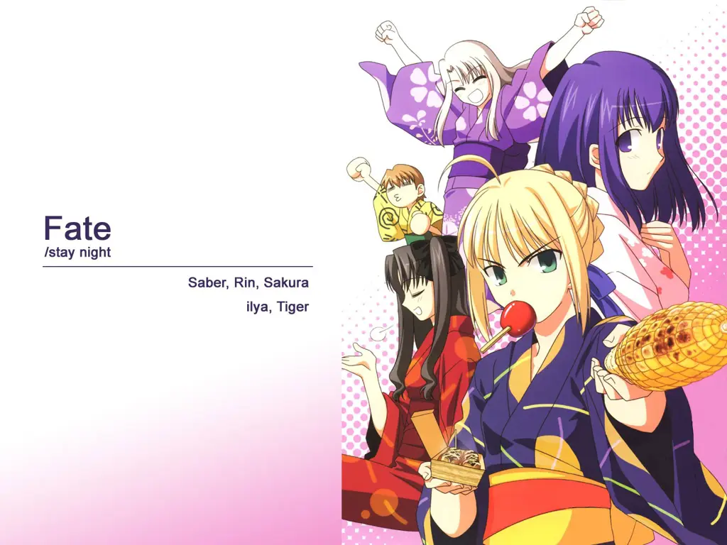 Visual kunci anime Fate Stay Night