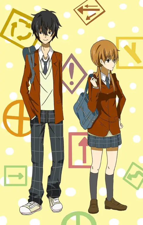 Visual kunci anime Tonari no Kaibutsu-kun