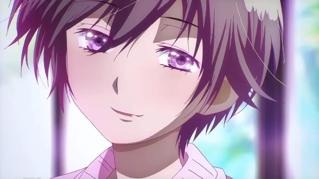 Visual kunci dari anime Bokura wa Minna Kawaisou