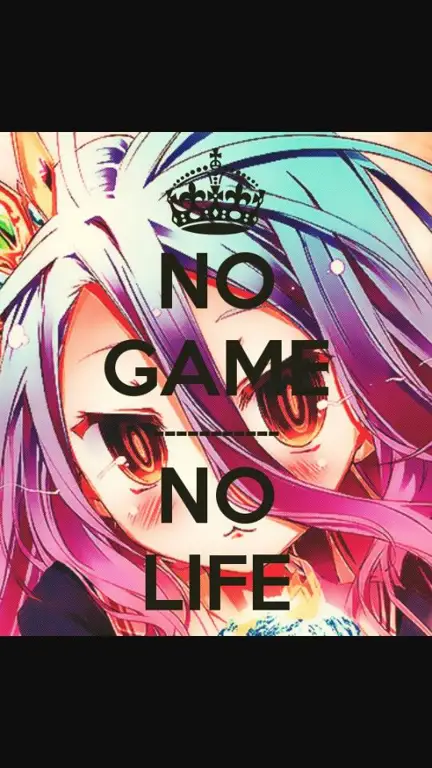 Visual utama anime No Game No Life yang menarik