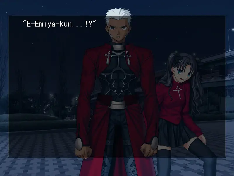 Gambar visual novel Fate Stay Night