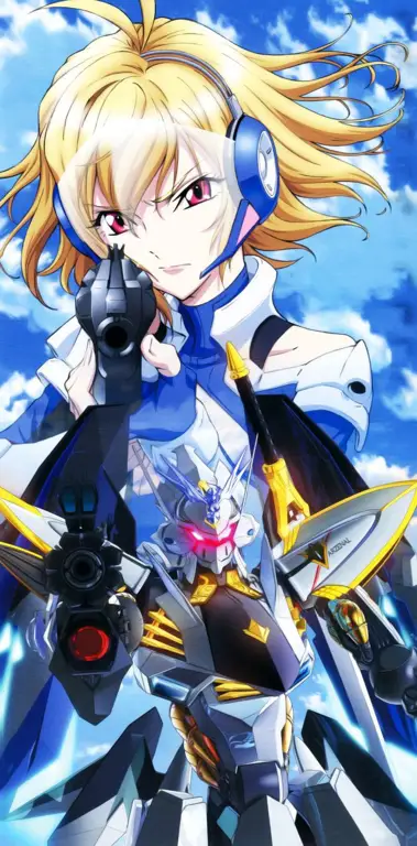 Visual kunci anime Cross Ange