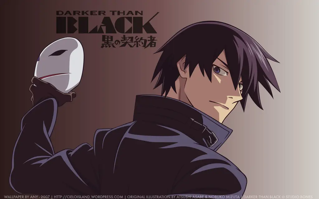 Visual utama anime Darker than Black