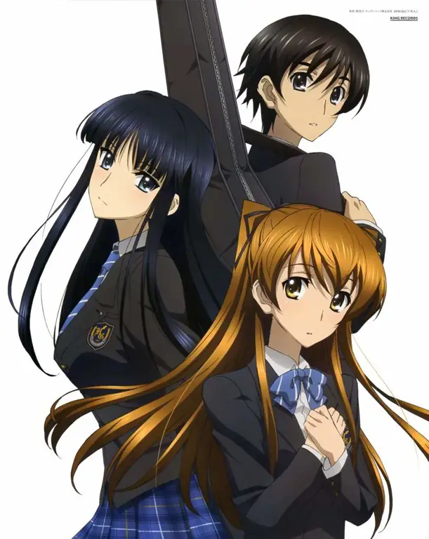 Visual utama anime White Album 2 menampilkan karakter utama