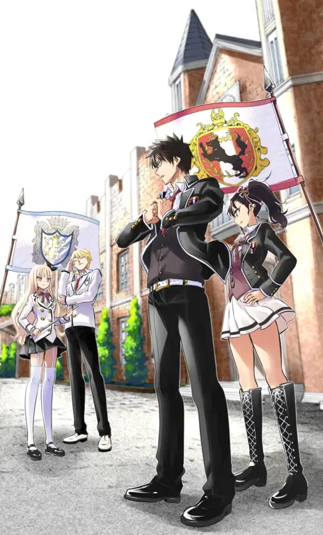 Visual utama anime Kishuku Gakkou no Juliet