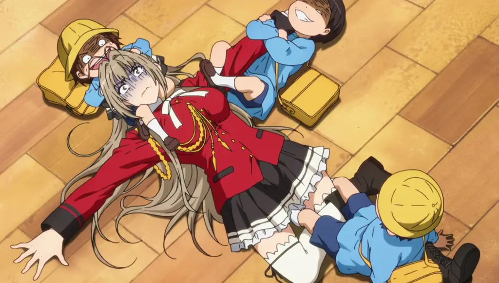 Visual utama anime Amagi Brilliant Park