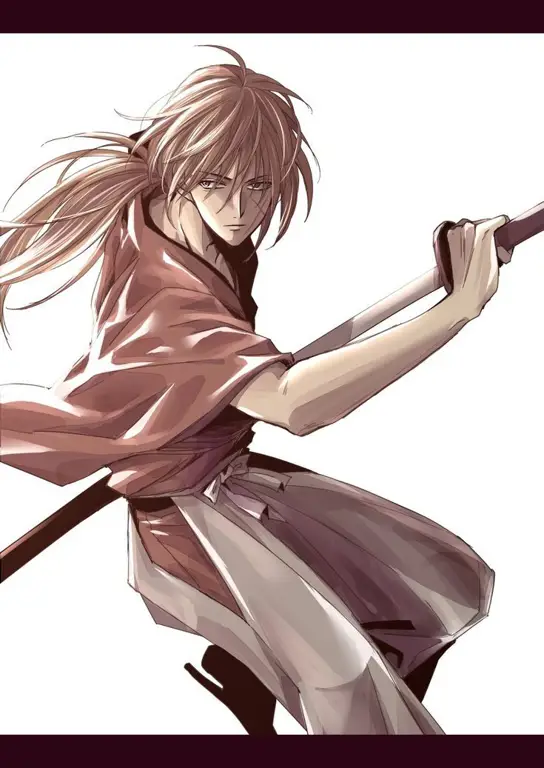 Gambar cuplikan anime Rurouni Kenshin