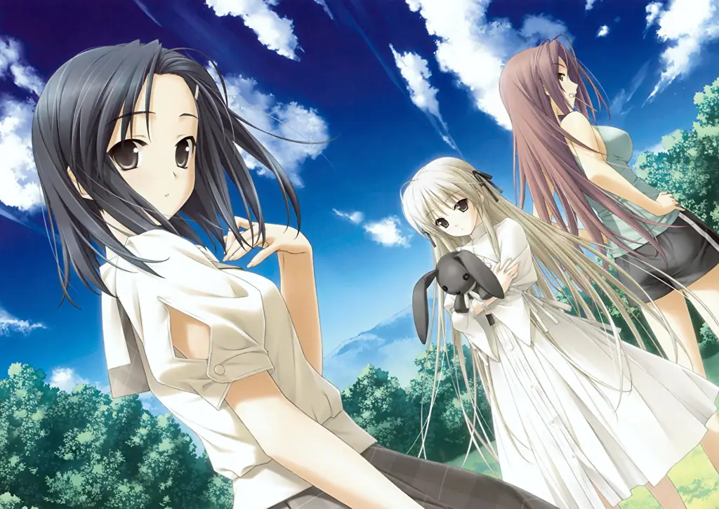 Visual utama dari anime Yosuga no Sora