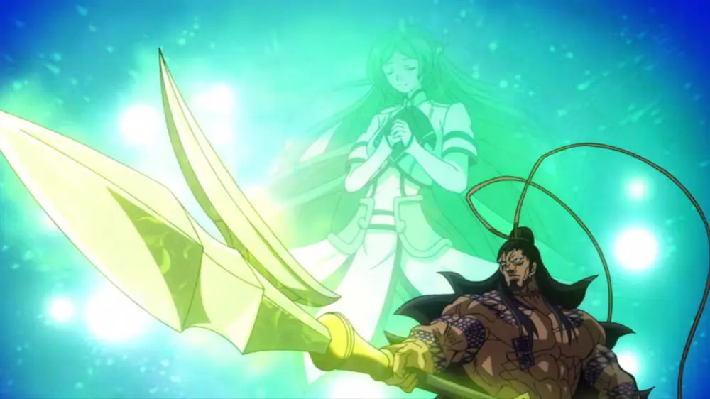 Adegan Ragnarok dalam anime Shuumatsu no Valkyrie