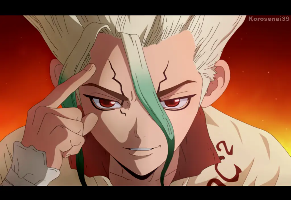 Senku Ishigami, tokoh utama dalam anime Dr. Stone