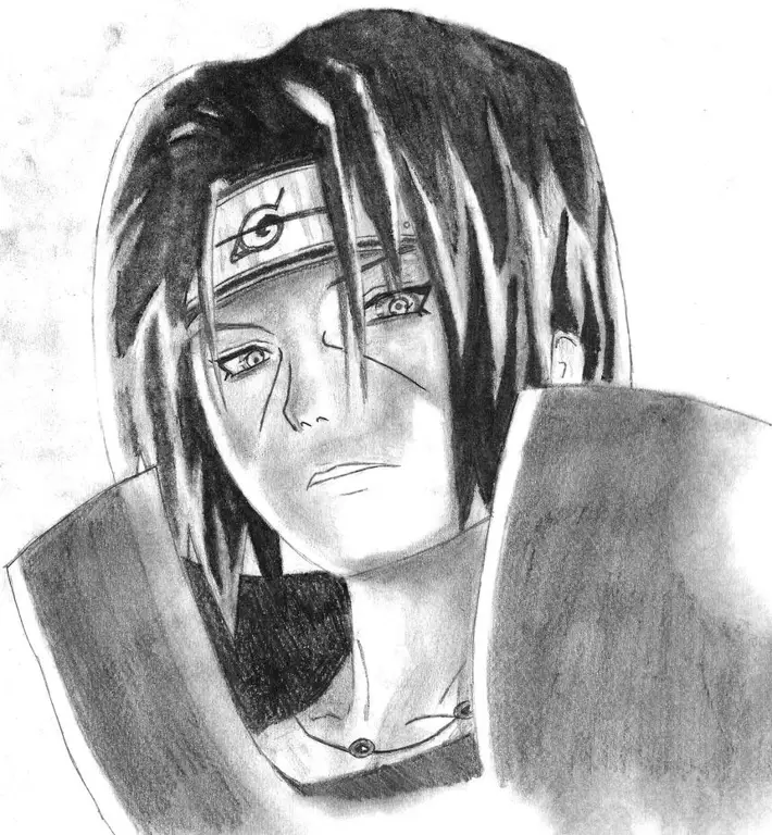 Gambar potret Itachi Uchiha