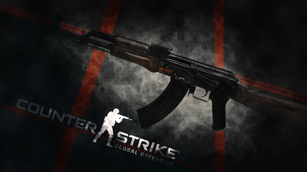 Wallpaper animasi AK-47 dari CS:GO