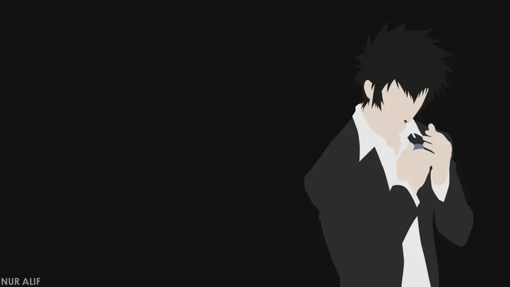 Gambar wallpaper anime abstrak minimalis