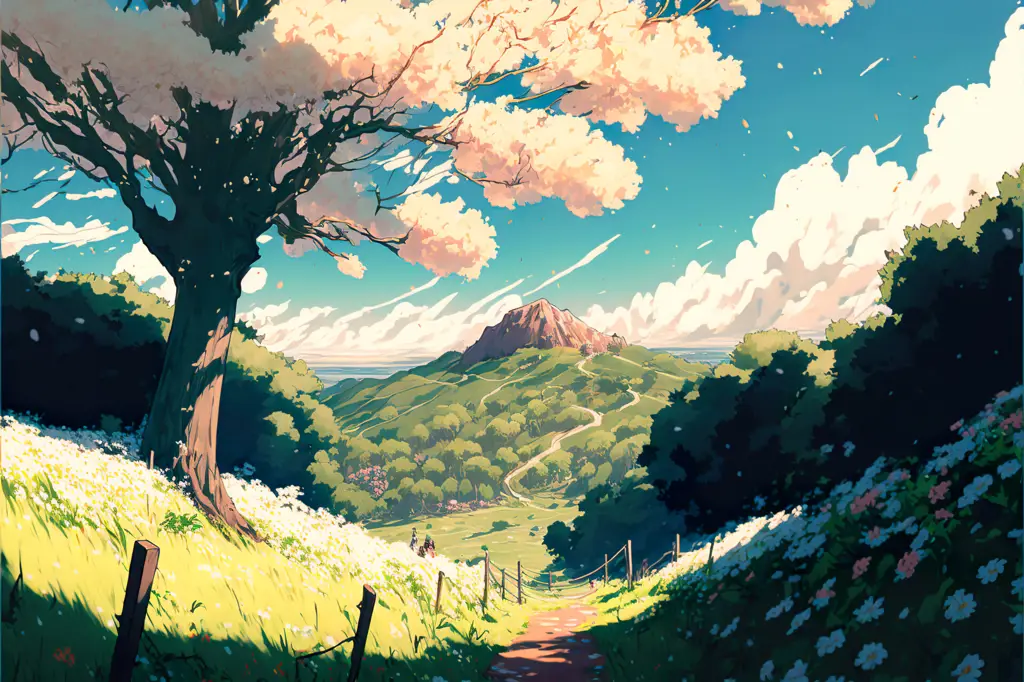 Wallpaper Pemandangan Anime