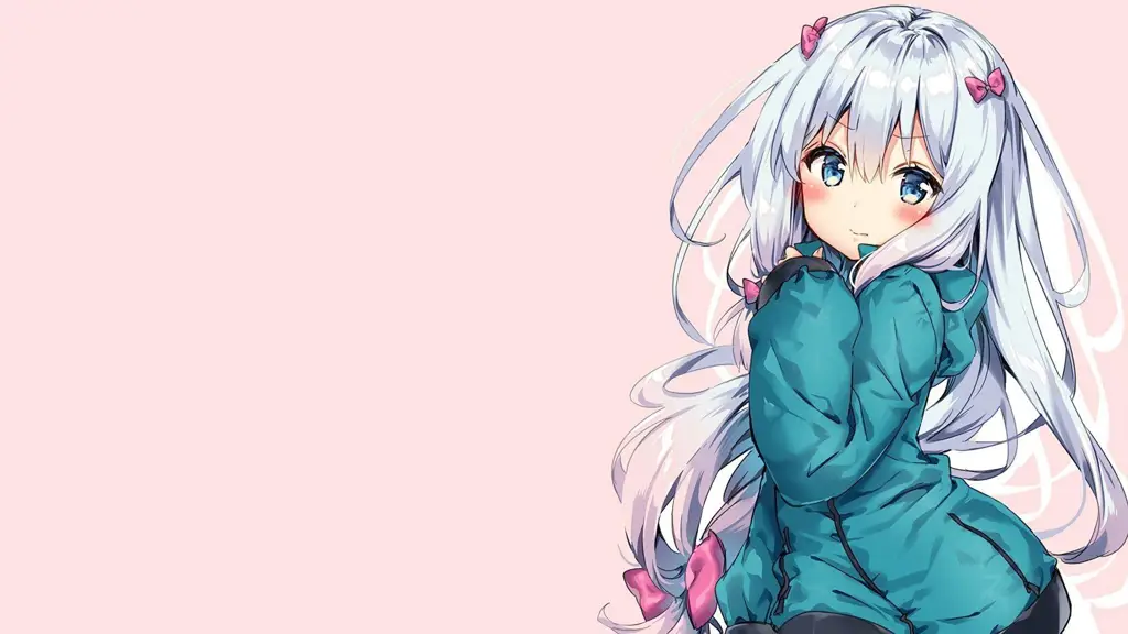 Gambar wallpaper anime gadis cantik