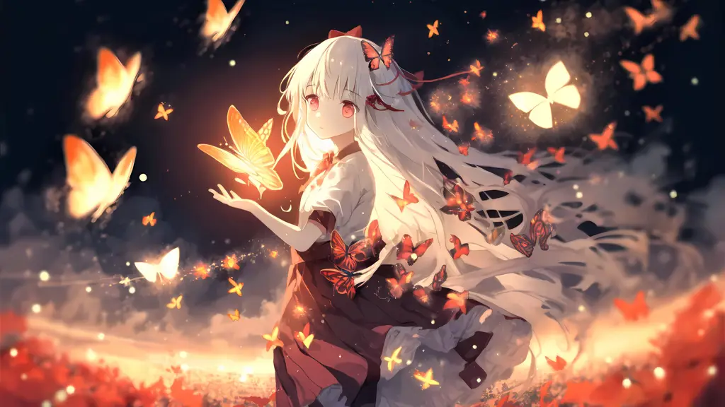 Gambar wallpaper anime gadis epik dengan resolusi 4k