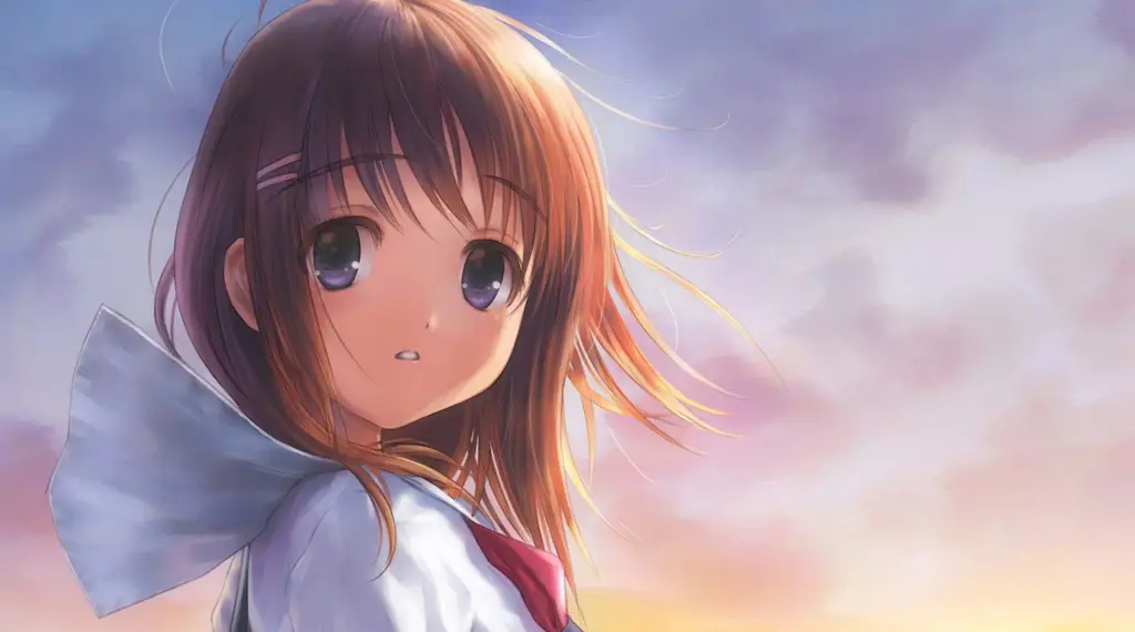 Gambar wallpaper anime gadis imut dengan resolusi 4K