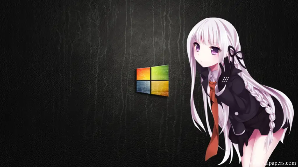 Wallpaper gadis anime imut untuk Windows