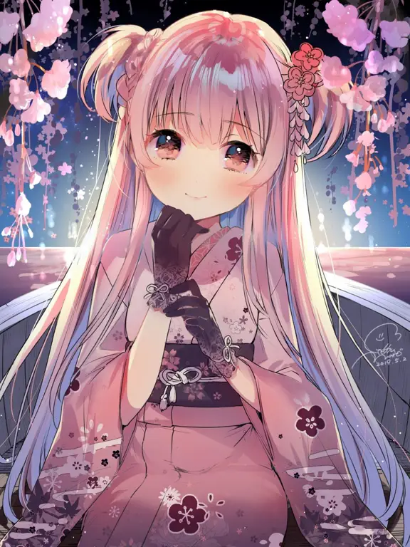 Gambar wallpaper anime kawaii