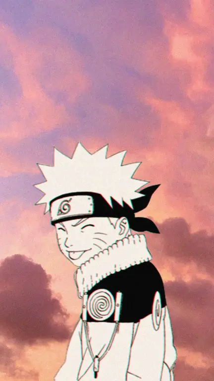 Gambar wallpaper anime Naruto gelap dengan estetika yang memukau.