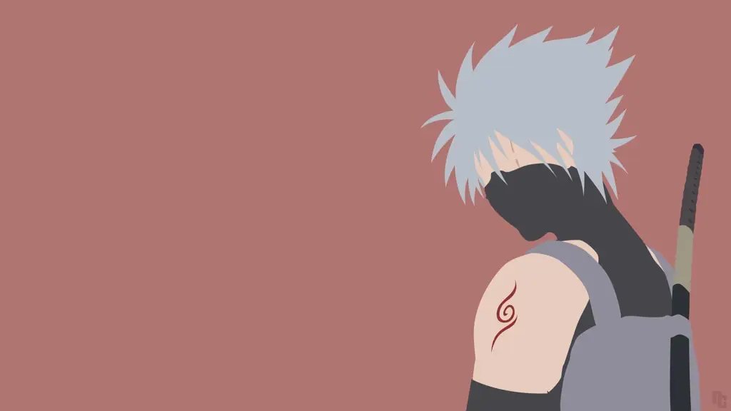 Wallpaper anime ninja minimalis