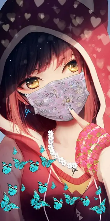 Gambar wallpaper anime perempuan yang lucu dan menggemaskan