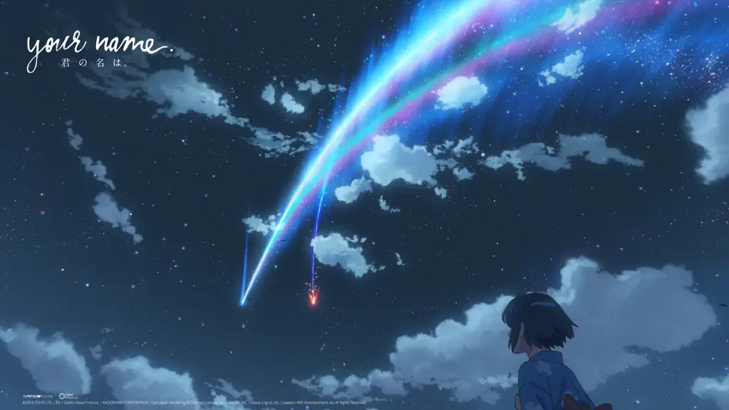 Wallpaper anime Your Name karya Makoto Shinkai