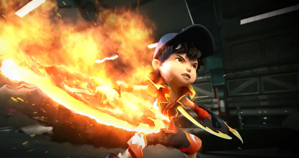 Wallpaper Boboiboy bergaya anime