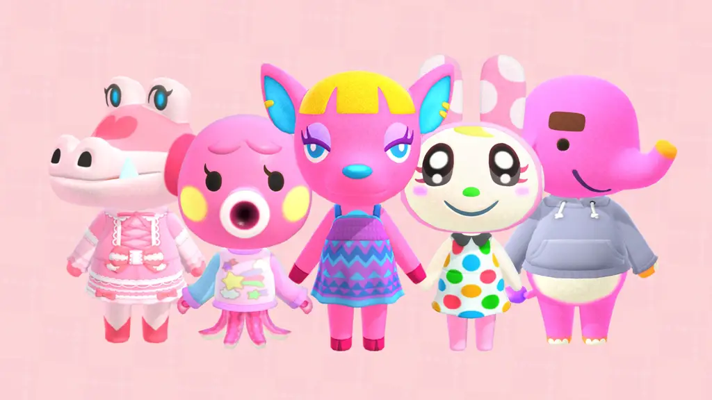 Beragam wallpaper karakter Animal Crossing yang lucu dan menggemaskan