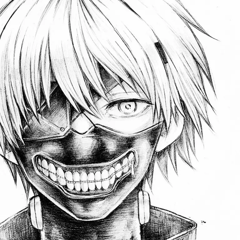 Gambar wallpaper Ken Kaneki resolusi tinggi