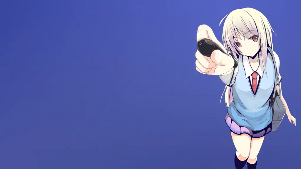 Wallpaper Shiina Mashiro yang imut