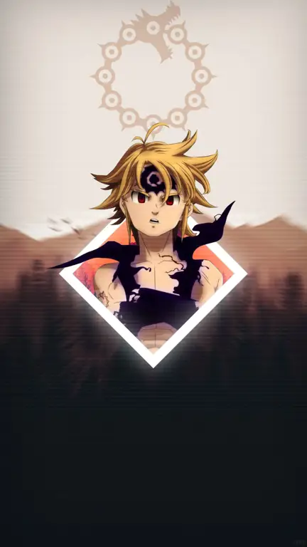 Gambar wallpaper Meliodas berkualitas tinggi