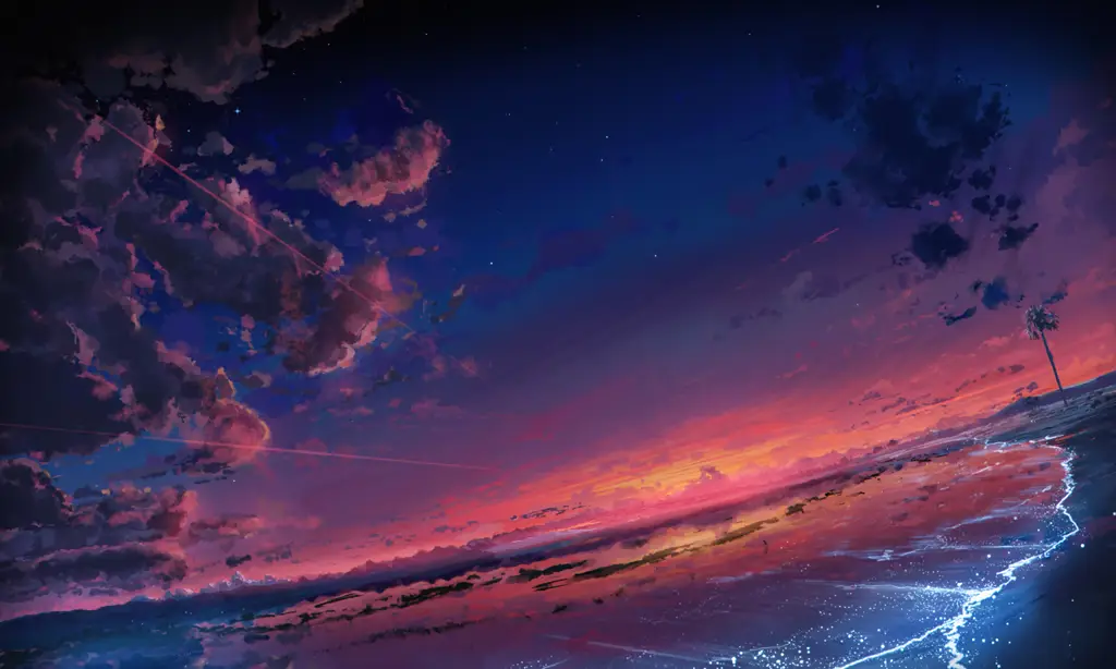 Wallpaper Pemandangan Anime Gambar wallpaper pemandangan anime
