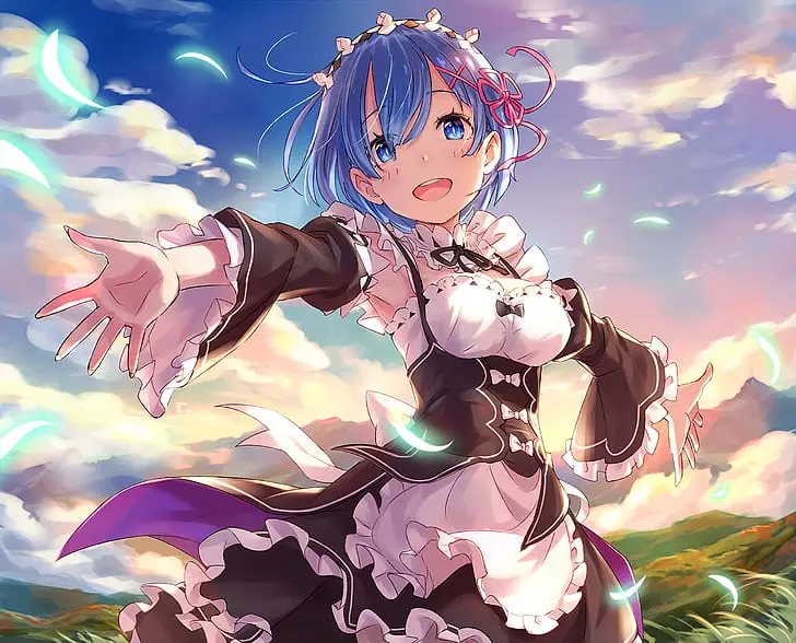 Gambar wallpaper Rem dengan resolusi 4K