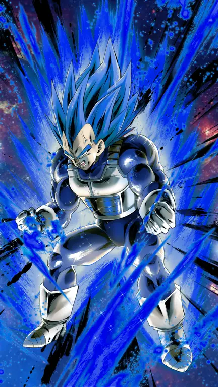 Wallpaper Vegeta Super Saiyan Blue yang keren