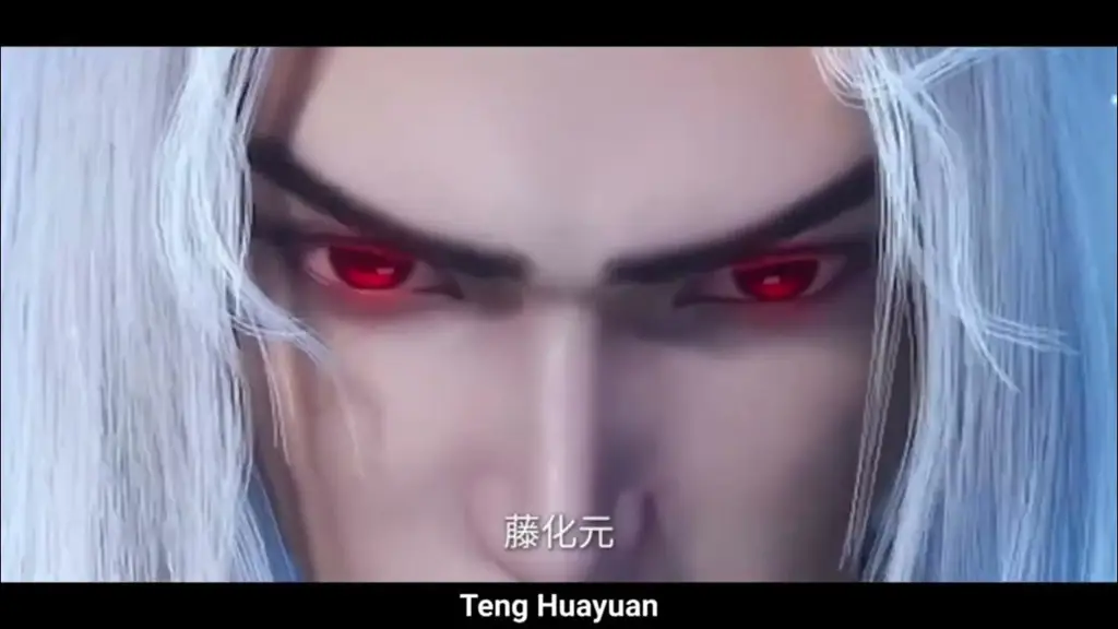 Gambar Wang Lin dalam episode 32 Renegade Immortal