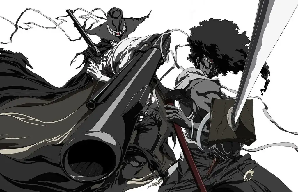 Gambar yang menggambarkan pengaruh dan warisan Afro Samurai