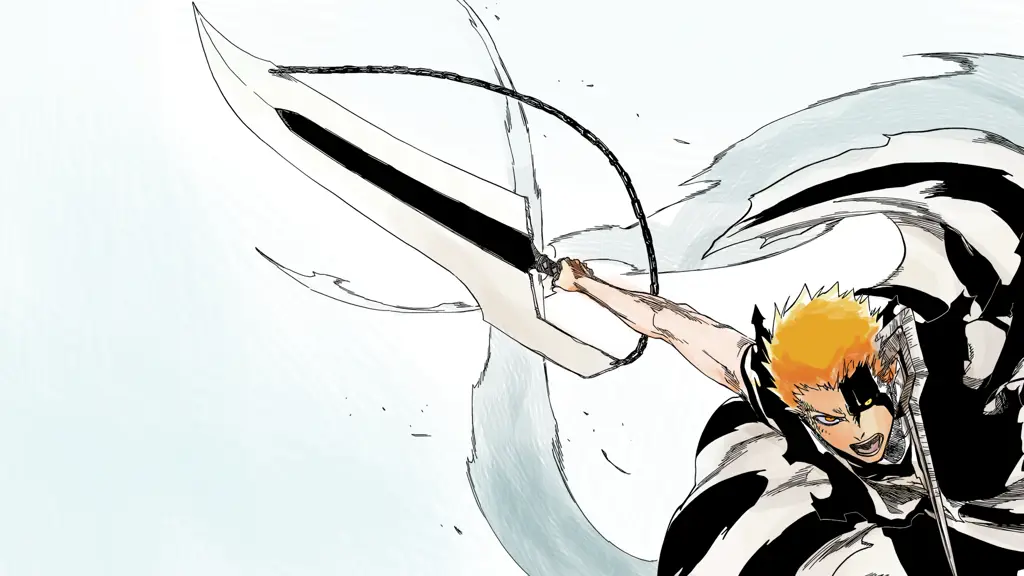 Warna-warna dalam Panel Manga Bleach Contoh panel manga Bleach yang menunjukkan penggunaan warna yang menarik.