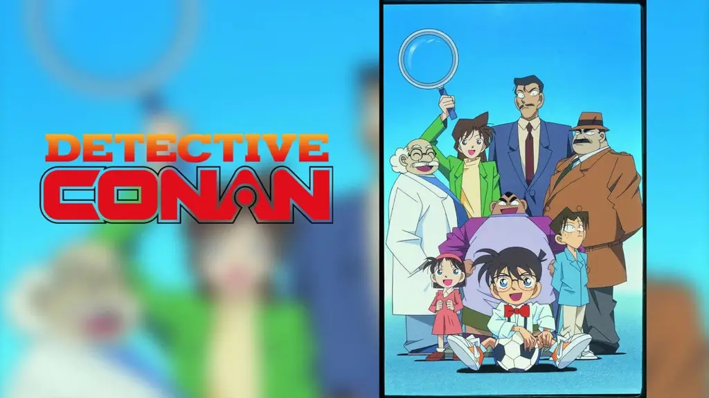 Contoh tampilan website yang menampilkan daftar episode Detective Conan