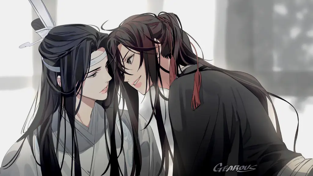 Gambar Wei Wuxian dan Lan Wangji dari Mo Dao Zu Shi