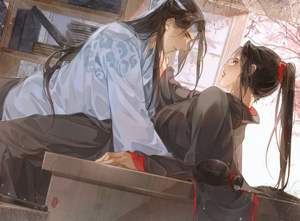 Gambar Wei Wuxian dan Lan Wangji dari Mo Dao Zu Shi