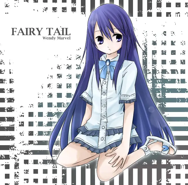 Gambar fanart Wendy Marvell yang imut dari Fairy Tail