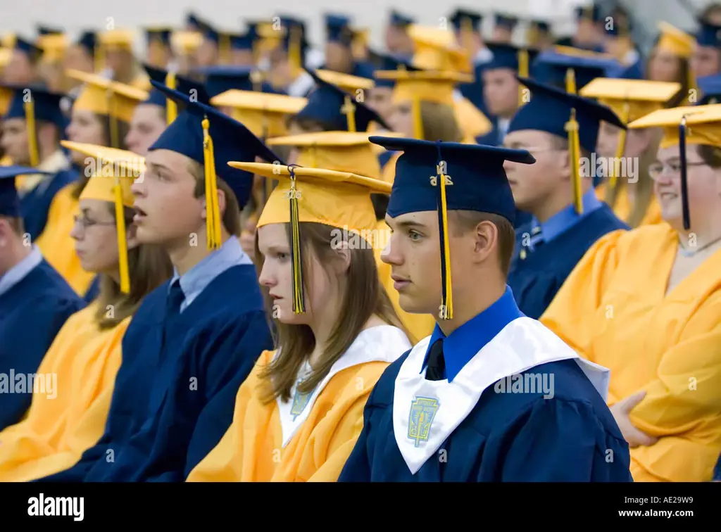 Upacara wisuda SMA