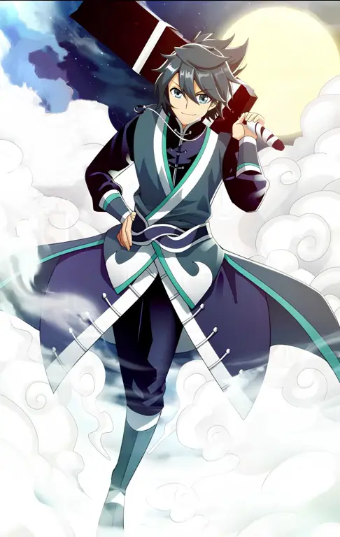 Gambar Xiao Yan dalam Battle Through the Heavens