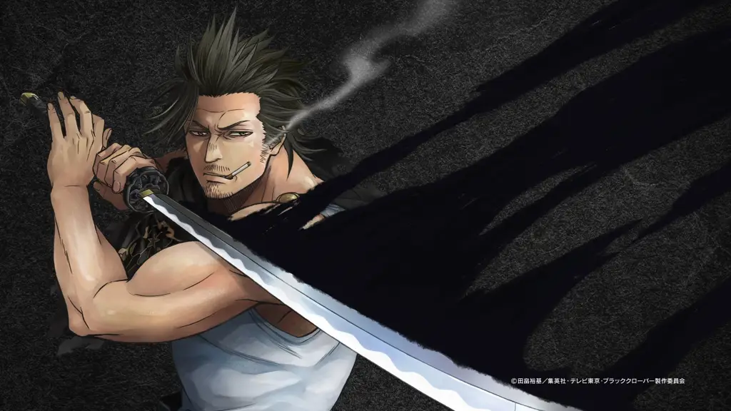 Yami memimpin para ksatria sihir Yami Sukehiro dari Black Clover