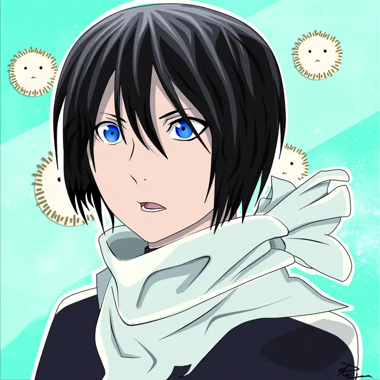 Gambar Yato dari manga Noragami