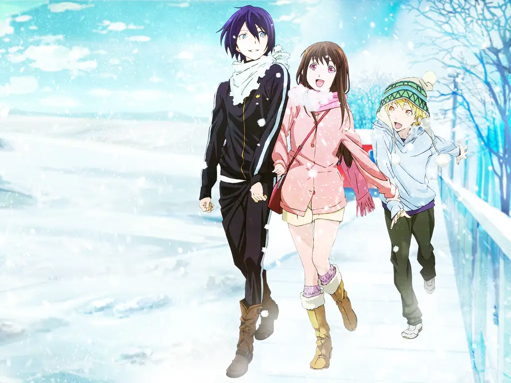 Yato dan Yukine dari anime Noragami