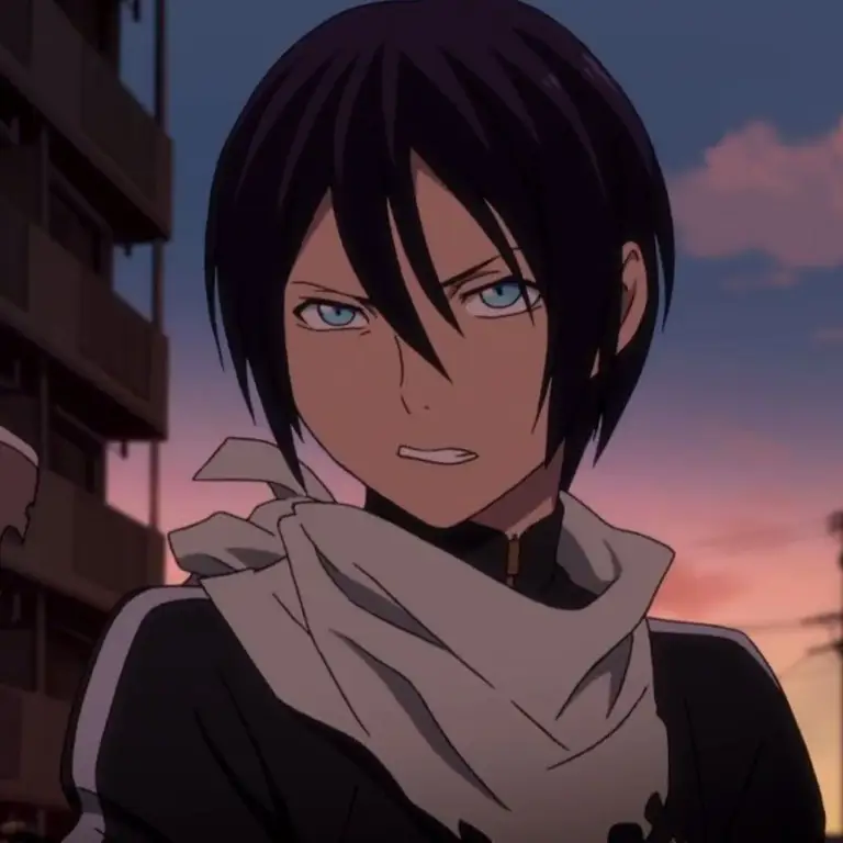 Gambar Yatogami dalam anime Noragami