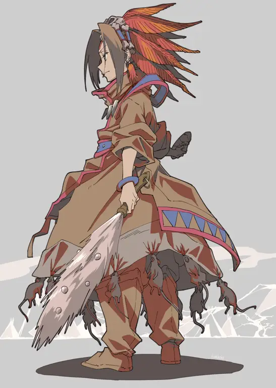 Gambar Yoh Asakura dari Shaman King 2021